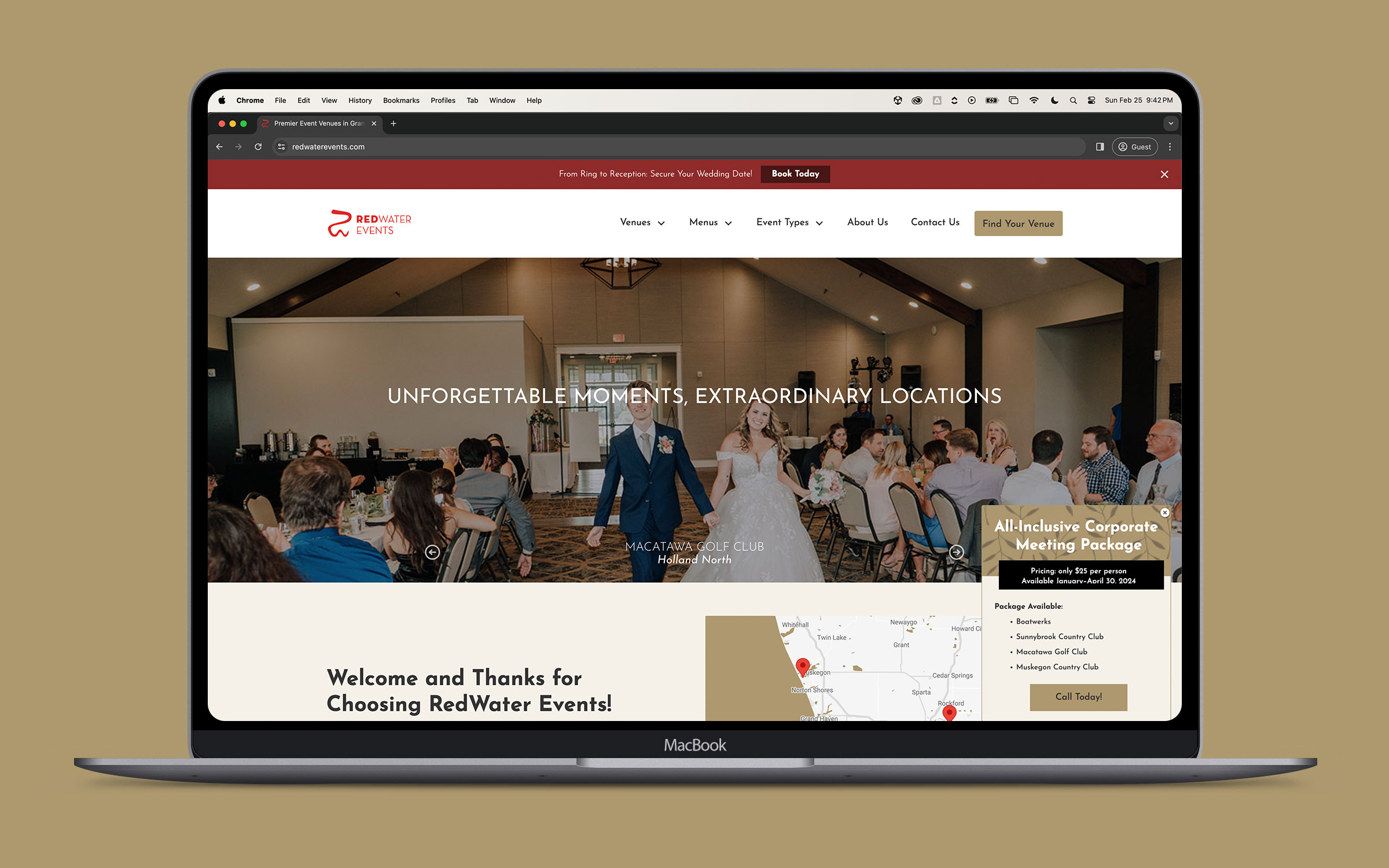 RedWater-Events-Website