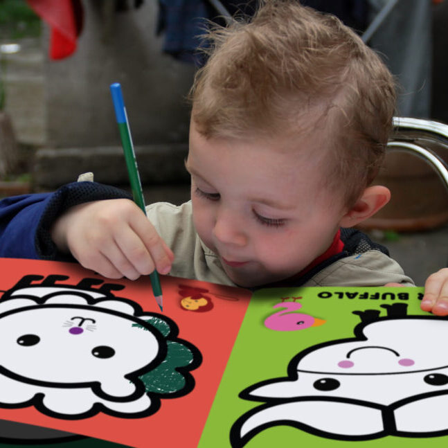 Little Boy's First Coloring Book